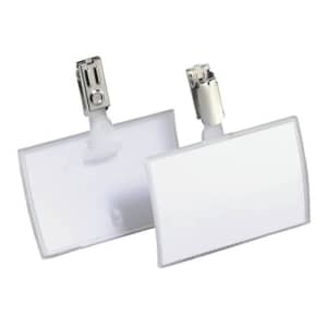 Namensschild CLICK FOLD mit drehbarem Clip, Durable (25er VPE)