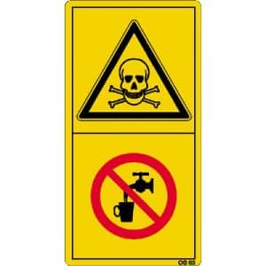 Vergiftungsgefahr - Kein Trinkwasser