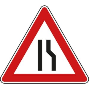 VZ 120-10 VZ 120-10 | Verkehrsschild Verengte Fahrbahn rechts