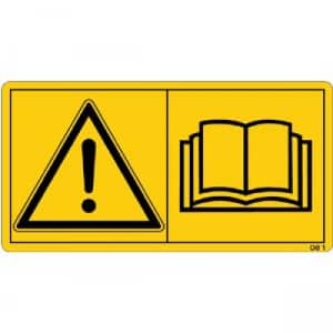 Vor Inbetriebnahme die Betriebsanleitung und Sicherheitshinweise lesen und beachten.
