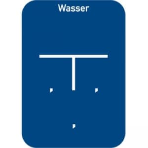 Wasser zur Brandschutzbeschilderung nach DIN 4067