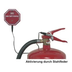 Diebstahlsicherung Mini für Feuerlöscher