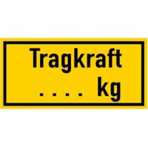 Tragkraft ... Kg mit Kiloangabe nach Ihren Angaben