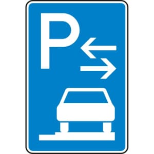 VZ 315-68 VZ 315-68 Parken auf Gehwegen Schild (Mitte)