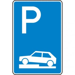 VZ 315-70 VZ 315-70 Parken auf Gehwegen Schild