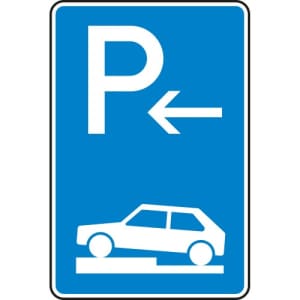VZ 315-72 VZ 315-72 Parken auf Gehwegen Schild (Ende)