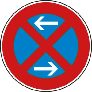 VZ 283-30 VZ 283-30 Verkehrsschild Absolutes Halteverbot Mitte