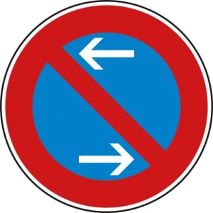 VZ 286-30 VZ 286-30 Schild Eingeschränktes Halteverbot Mitte
