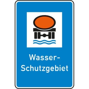 VZ 354 Wasserschutzgebiet Schild gemäß StVO - Verkehrszeichen 354