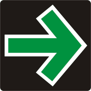 Grünpfeil-Schild VZ 720 Grünpfeil-Schild VZ 720