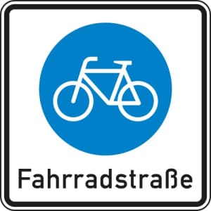 VZ 244.1 VZ 244.1 Fahrradstraße Beginn Verkehrszeichen