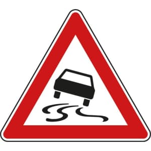 VZ 114 VZ 114 Schleudergefahr- Verkehrsschild
