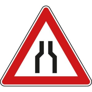 VZ 120 VZ 120 | Verkehrsschild Verengte Fahrbahn