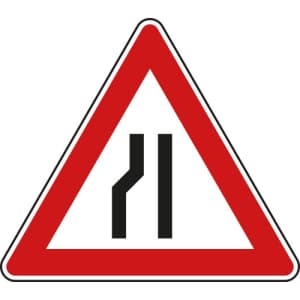 VZ 120-20 VZ 120-20 | Verkehrsschild Verengte Fahrbahn links