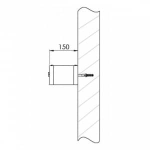 Wandascher SMOKE - Inhalt 4 Liter