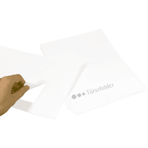 TOPit Transparentfolien für Tischaufsteller