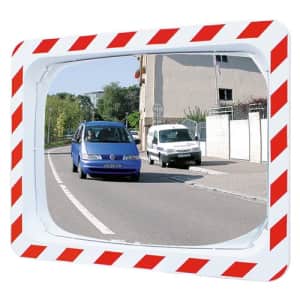 Verkehrsspiegel rot/weiß - Überprüfung von 2 Richtungen