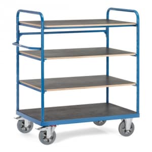 Schwerer Etagenwagen mit 4 Böden - Tragkraft 1200 kg