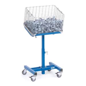 Materialständer mit neigbarer Stahlblechplattform - Tragkraft 150 kg