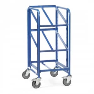 Eurokastenwagen mit 3 Etagen und offenem Rahmen - Breite 410 mm - Tragkraft 200 kg