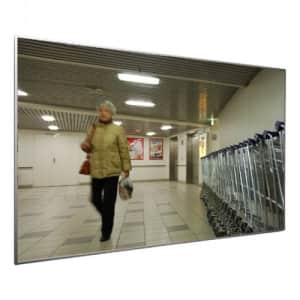 Flachspiegel mit Aluminiumrahmen