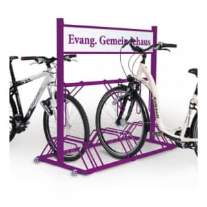 Werbe-Fahrradständer SECURITY STATION