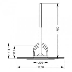 Werbe-Fahrradständer BW 5000