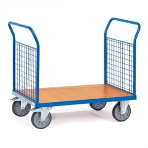 Doppel-Stirnwandwagen mit Drahtgitterwänden - Tragkraft 500 / 600 kg