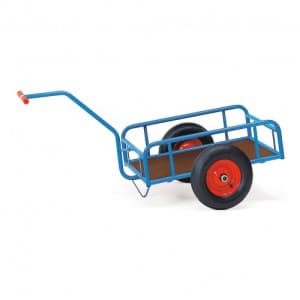 Handwagen 1-Achser mit 4 offenen Wänden - Tragkraft 200 / 400 kg