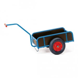 Handwagen 1-Achser mit 4 Wänden - Tragkraft 200 / 400 kg