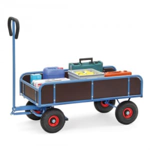 Handwagen 2-Achser mit 4 Wänden - Tragkraft 400 kg
