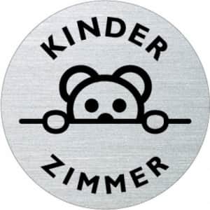 Textschild+Symbol - Kinderzimmer