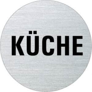 Textschild - Küche (rund)