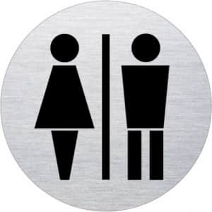 Piktogramm - Damen/Herren (rund, Motiv 3)