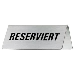 Tischschild - Reserviert