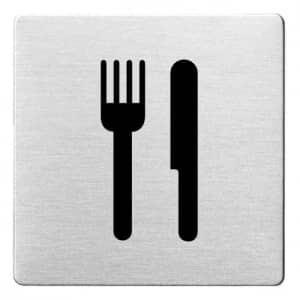 Piktogramm - Essen/Speisesaal (ecken abgerundet)