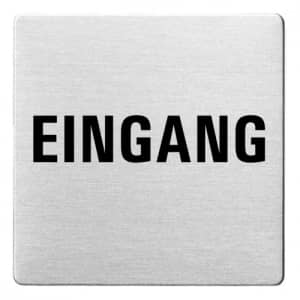 Textschild - Eingang (ecken abgerundet)