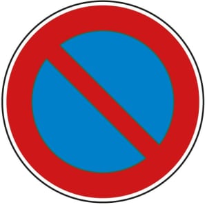 VZ 286 Parkverbotsschild Eingeschränktes Halteverbot VZ 286