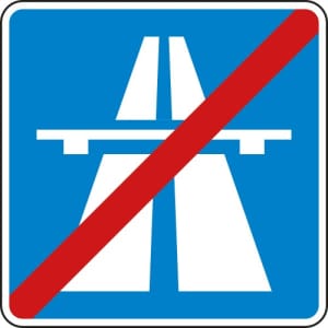 VZ 330.2 VZ 330.2 Ende der Autobahn StVO Hinweisschild