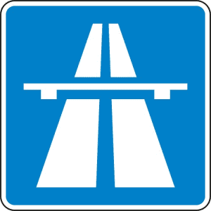 VZ 330.1 VZ 330.1 Autobahn Hinweisschild