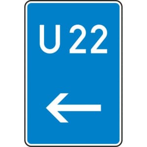 VZ 460-11 VZ 460-11 Bedarfsumleitung Schild gemäß StVO