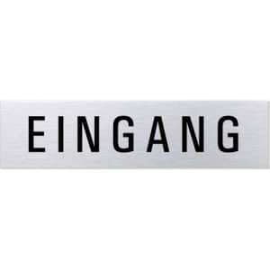 Textschild - Eingang (eckig)