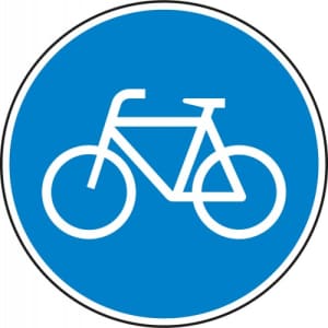 VZ 237 VZ 237 Verkehrsschild Radweg gemäß StVO