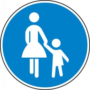 VZ 239 VZ 239 Verkehrszeichen Gehweg Schild