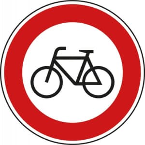 VZ 254 VZ 254 Verbot für Radverkehr - Verkehrsschild