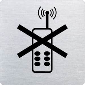 Piktogramm - Handys verboten (ecken abgerundet)