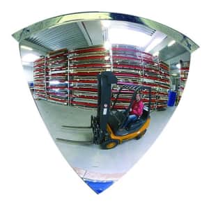 Panoramaspiegel BM 90 - Überprüfung von 2 Richtungen