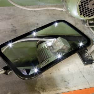 Inspektionsspiegel IS-L mit LED Beleuchtung und Rollen