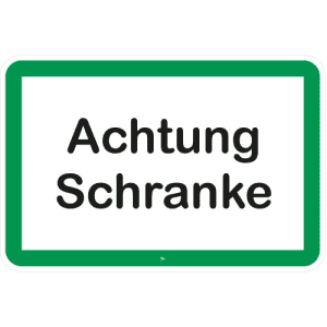 Achtung Schranke