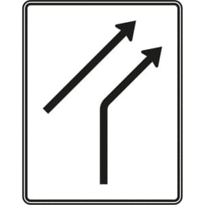 VZ 521-20 VZ 521-20 - Verkehrsschild Zusammenführungstafel